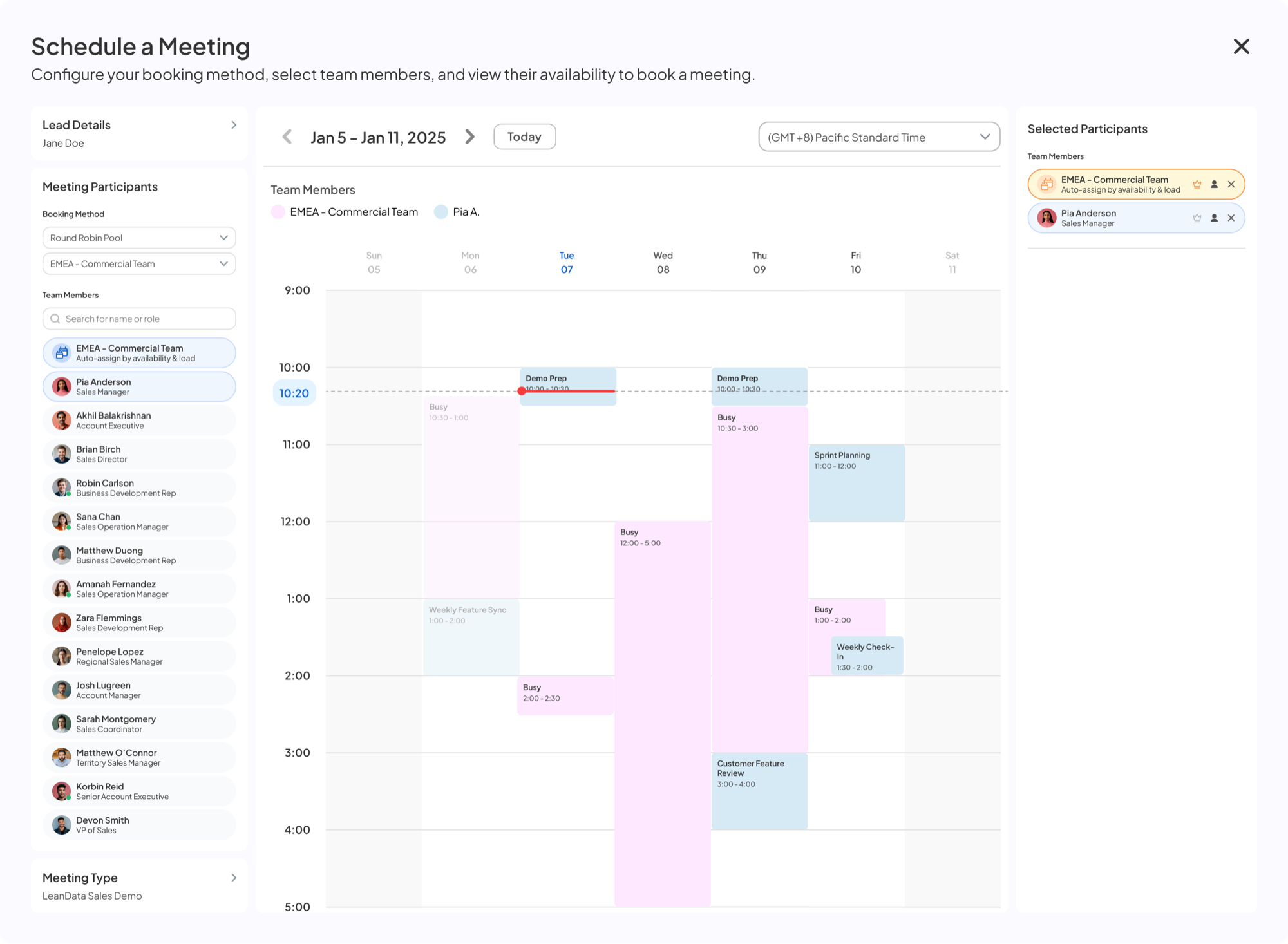 EMEA Commercial Team auto-assign added to participants