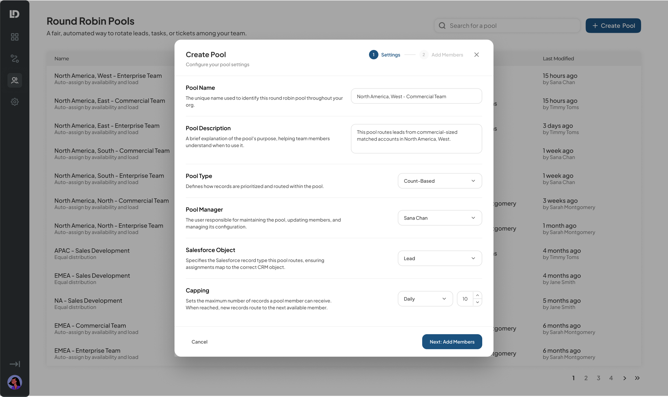 Salesforce Object set to Lead