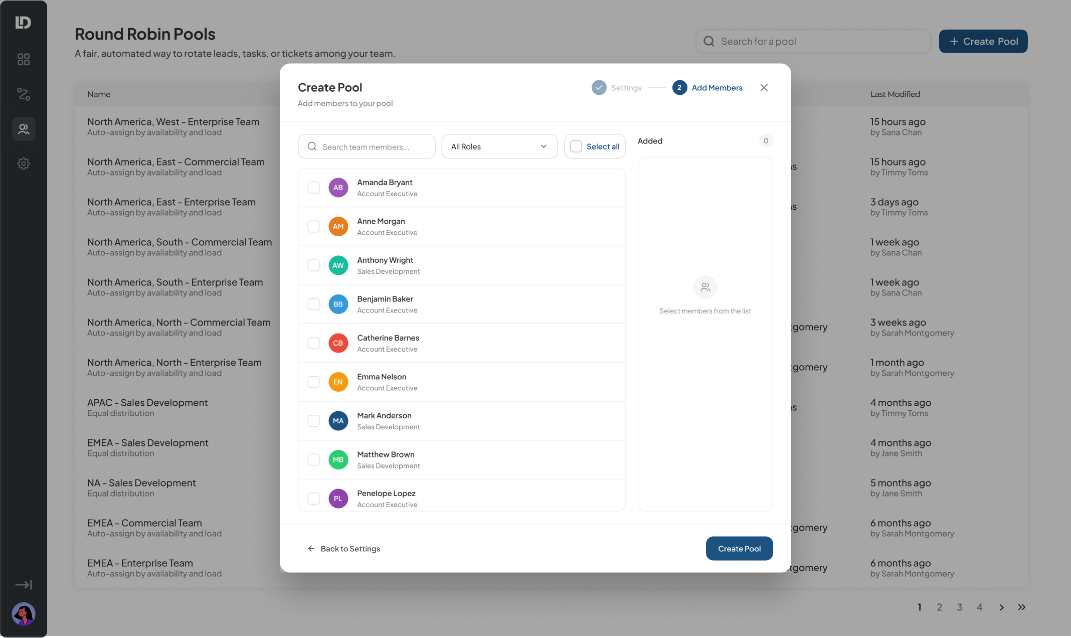 Step 2: Add Members