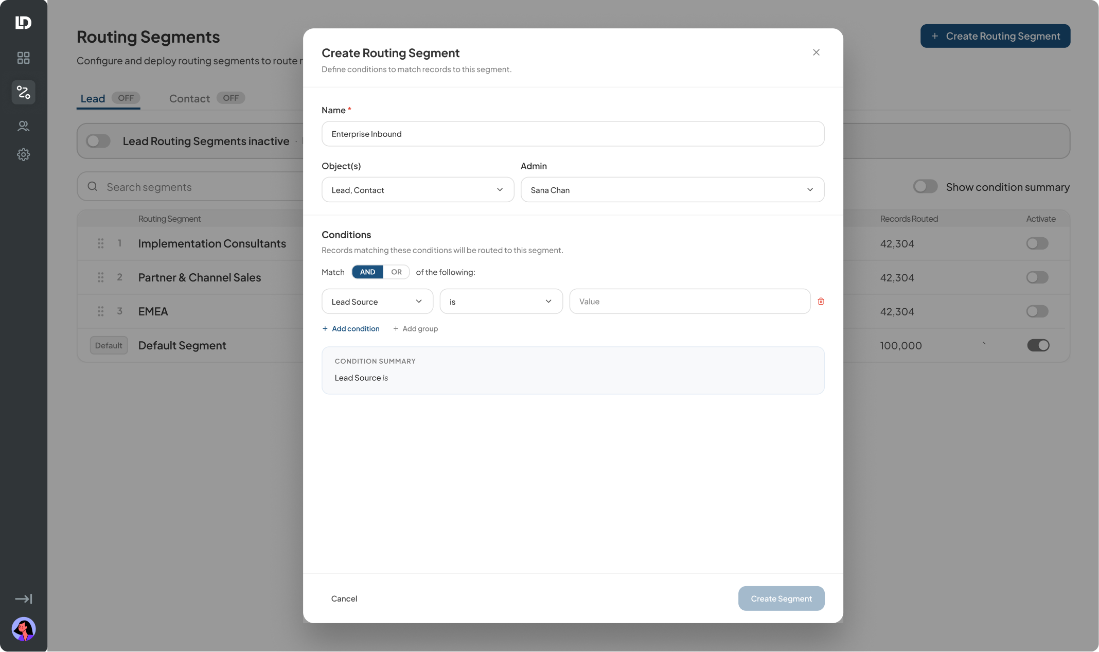 Operator input clicked